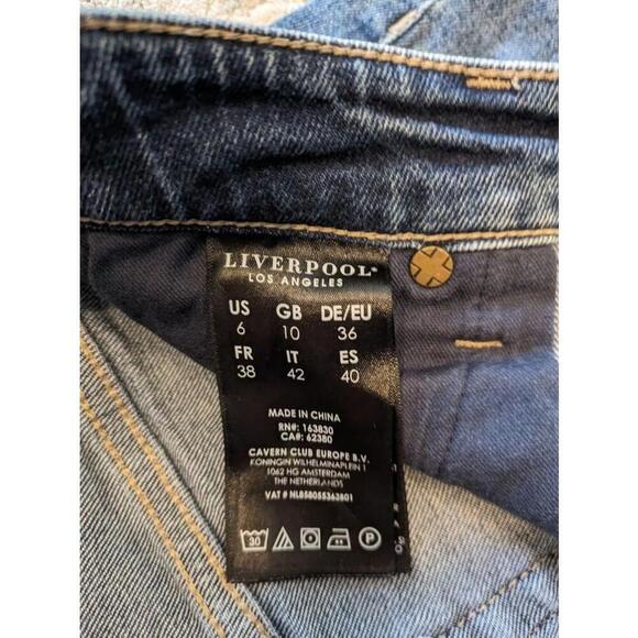 Women's Liverpool Los Angeles, The Girlfriend Jeans - Size 28/6 - Picture 3 of 5